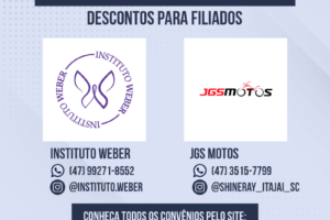 Novos convênios: Instituto Weber e JGS Motos