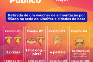 Começa a distribuição de vouchers de alimentação da Festa do Dia do Servidor Público